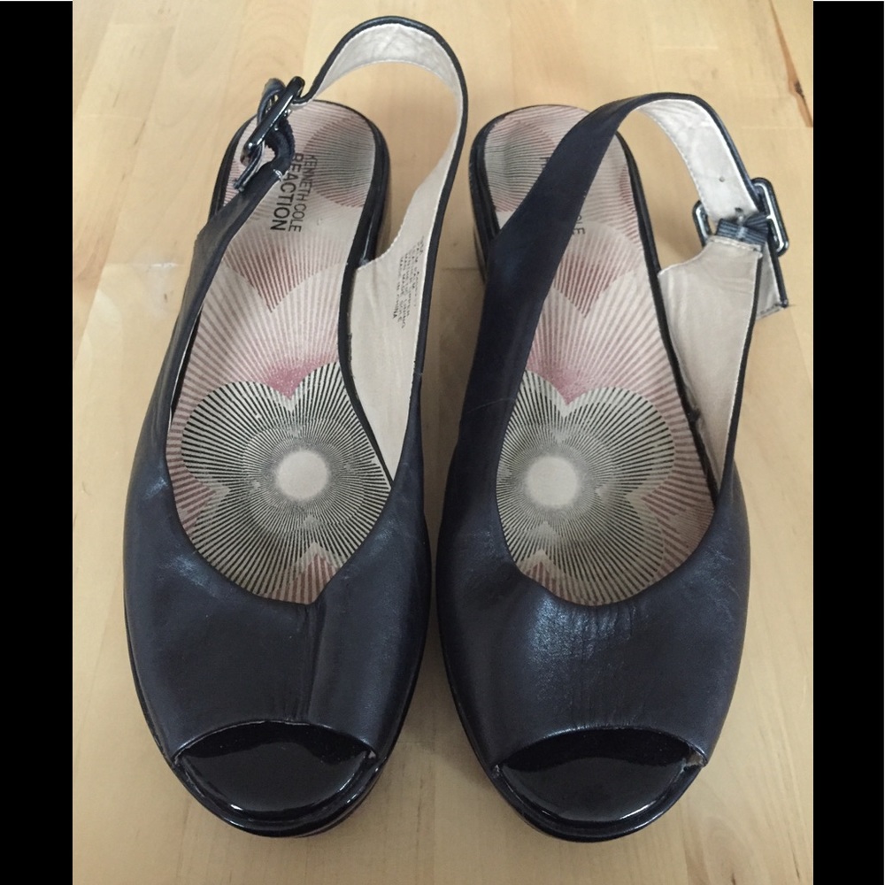 Kenneth Cole reaction sling back shoes size 9